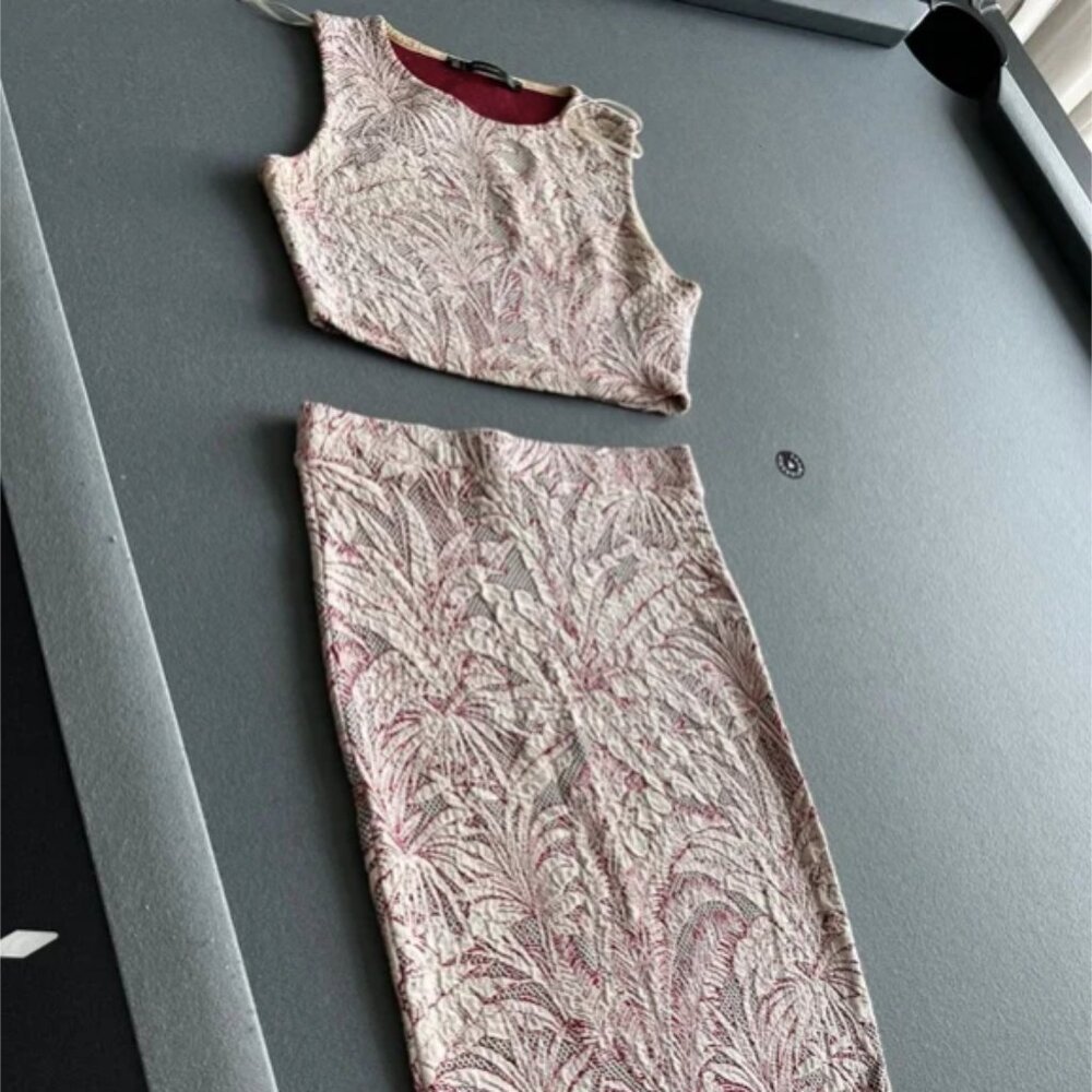 Zara Top and Skirt Set